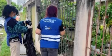 Enfermedades Tropicales trabajó con bloqueos en el B° 402 Viviendas