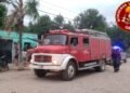 Bomberos asistieron a un incendio estructural