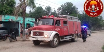 Bomberos asistieron a un incendio estructural