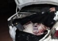 Transportaban 350 kilos de carne sin medidas sanitarias y fueron demorados