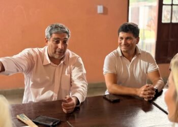 El Ministro Mimessi y Baltasar Lara visitaron el Hogar del Padre Diego