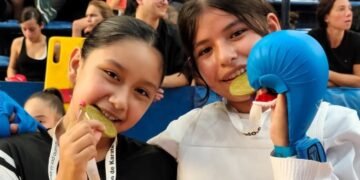 Doble oro de Orán en el Nacional de Karate