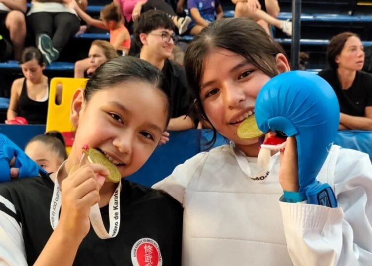 Doble oro de Orán en el Nacional de Karate