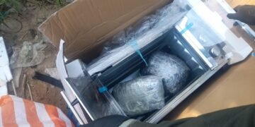 Traficaba 4 kilos de marihuana en el interior de un horno eléctrico