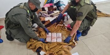 Mujer escondió 51 kilos de marihuana entre mantas y acolchados