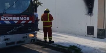 Se incendió un medidor de luz