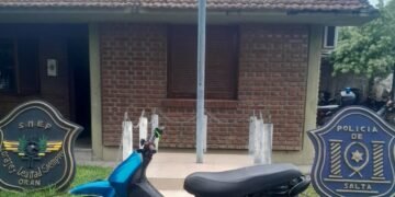 Policías recuperaron una moto robada