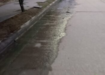 Vecinos denuncian una pérdida de agua