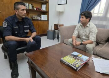 Baltasar Lara recibió al nuevo jefe del 911 Orán