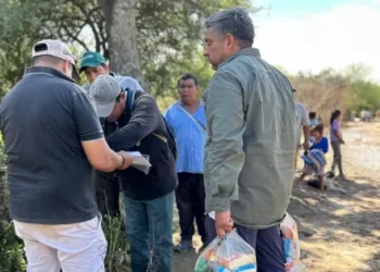 Más de 100 familias asistidas en Rivadavia Banda Sur