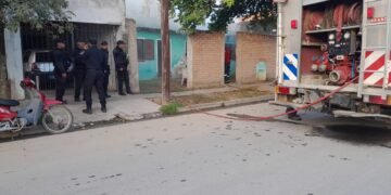 Incendio en una vivienda del Barrio 20 de Febrero