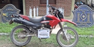 Recuperaron en Orán una moto con pedido de secuestro