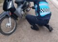 Fue demorado circulando en una moto robada