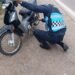 Fue demorado circulando en una moto robada