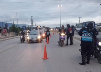 La Vial detectó 93 conductores alcoholizados