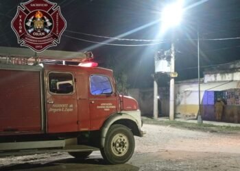 Principio de incendio en un Transformador de Edesa