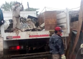 Refuerzan el Descacharrado en el Barrio Taranto