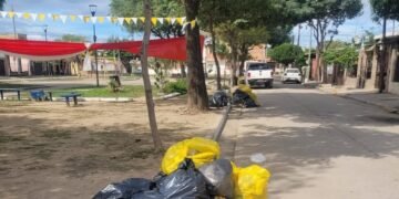 Tras la Peña de Primero de Mayo se limpió todo el sector