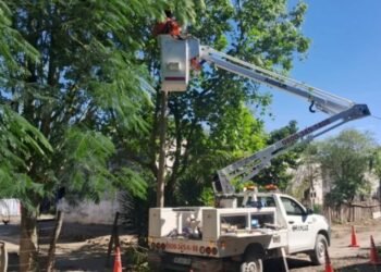 Mejoraron el alumbrado público en el Barrio Mataderos