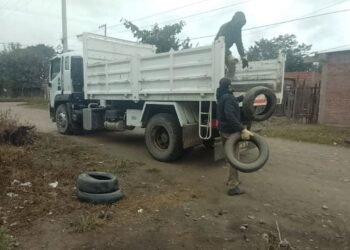 Refuerzo de Descacharrado: Se levantaron 62 toneladas en el Barrio Taranto