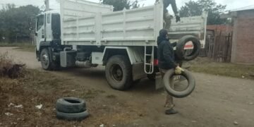 Refuerzo de Descacharrado: Se levantaron 62 toneladas en el Barrio Taranto