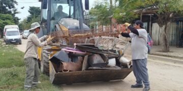 Refuerzo de Descacharrado: Se levantaron 78 toneladas el fin de semana