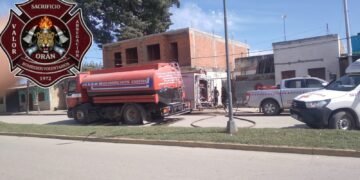 Bomberos Voluntarios asistieron a un incendio estructural