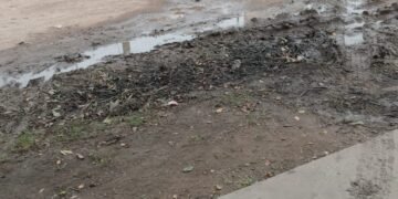 Vecinos denuncian una pérdida de agua