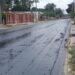 Avanza la obra del asfaltado sobre la calle Rivadavia