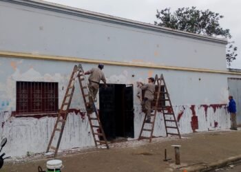 Refaccionan el Centro Vecinal del Barrio Caballito