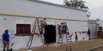 Refaccionan el Centro Vecinal del Barrio Caballito