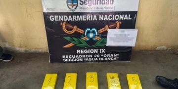 Lo detuvieron traficando cinco kilos de cocaína