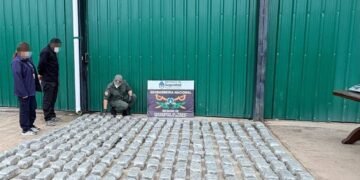 Gendarmería secuestró en Orán más de 268 kilos de droga