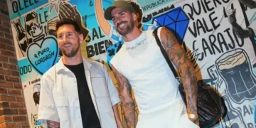 Messi llegó a Kansas para sumarse a la Selección Argentina