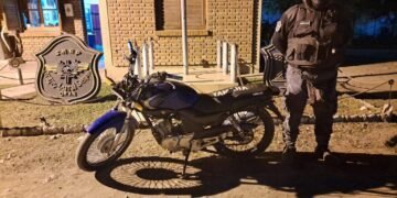 Secuestraron una moto con numeración adulterada en Orán