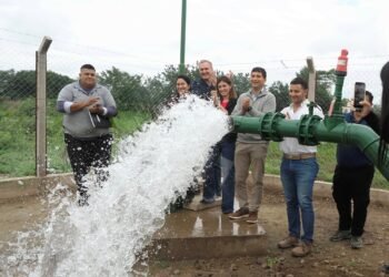 Inauguraron el Pozo de Agua en el Barrio 4 de Junio