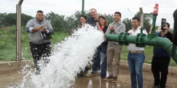 Inauguraron el Pozo de Agua en el Barrio 4 de Junio