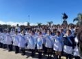 Más de 900 alumnos prometieron lealtad a la bandera en Orán