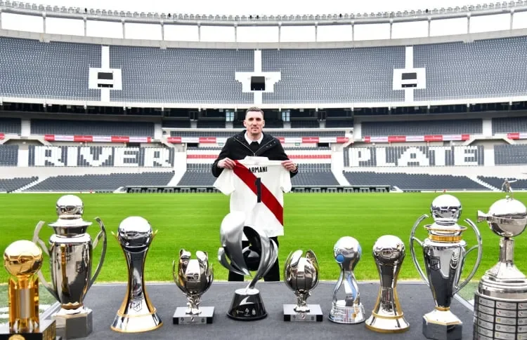 Franco Armani se despidió hoy de River