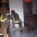 Bomberos Voluntarios intervino en un incendio estructural