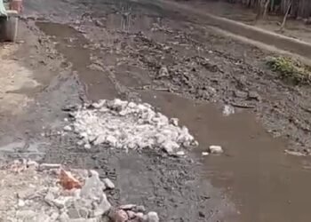 Vecinos denuncian una importante pérdida de agua