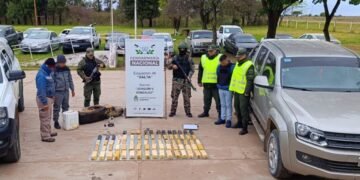 Un hombre fue detenido traficando 57 kilos de cocaína