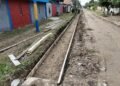 Cordón cuneta en el Barrio 9 de Julio