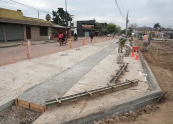Remodelación de garita con dársena en calle Pueyrredón
