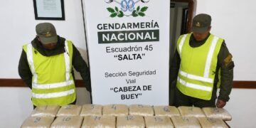 Gendarmería secuestró más 25 kilos de marihuana de un camión