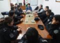 El Intendente Baltasar Lara se reunió con las autoridades policiales