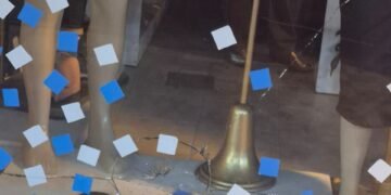 Rotura de vidriera en la calle Alvarado