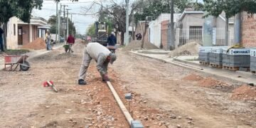 Obras de infraestructura en los Barrios 72 Viviendas y Patrón Costas