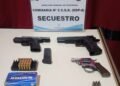 Secuestraron tres armas de fuego en Colonia Santa Rosa