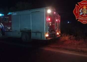 Bomberos Voluntarios sofocó un principio de incendio forestal